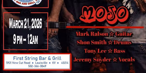 SATURDAY NIGHT LIVE MUSIC - HUNDRED PROOF MOJO - FIRST STRING