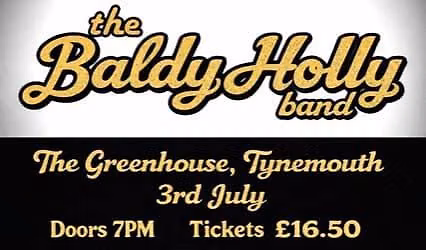 The Baldy Holly Band @ The Greenhouse Tynemouth