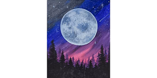 Lunar Radiance - Paint and Sip in San Francisco | Classpop!\u2122