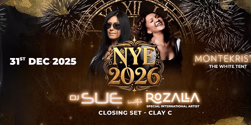 DJ SUE Feat ROZALLA Live NYE 2026