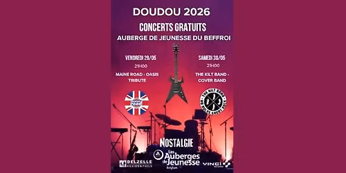 Concerts \u00e0 l'Auberge de Jeunesse - Doudou 2026