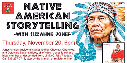 Native American Storytelling with Suzanne Jones