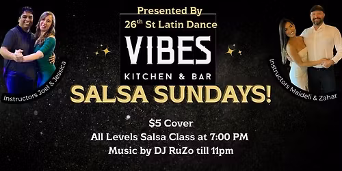 Salsa Sundays at Vibes!