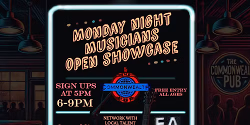 MONDAY NIGHT MUSICIANS OPEN SHOWCASE - HOSTED BY FAFO