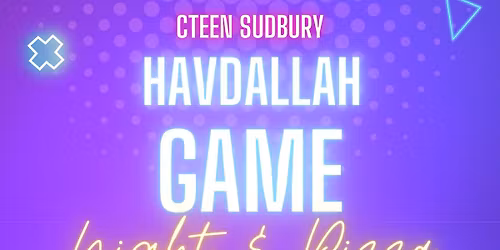 CTeen Havdallah Game Night