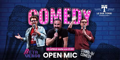 \ud83c\udfa4Comedy Show @Le Due Torri - Tricesimo