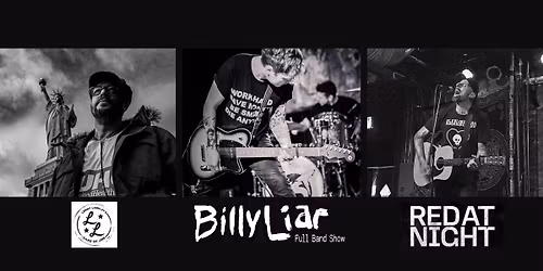 BILLY LIAR & BAND (SCO) + LENNY LASHLEY (USA) + RED AT NIGHT (D) @ Live-Club Bamberg