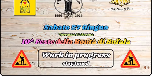 10^ festa della Bont\u00e0 di Bufala a Terrassa Padovana