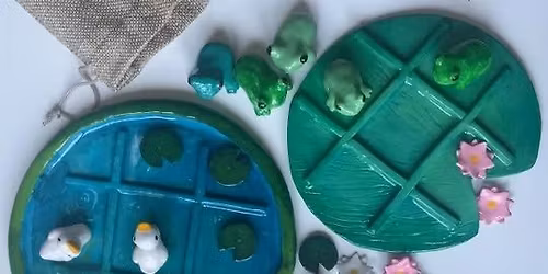 Family Ceramics: Tic Tac Toe Board