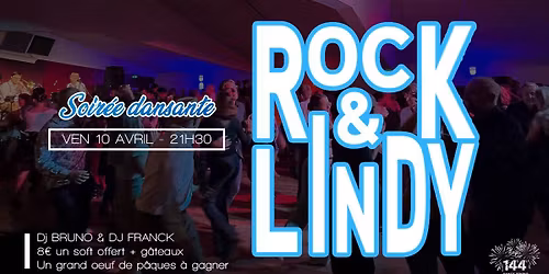 Soir\u00e9e dansante Rock & Lindy au 144 Dance Studio