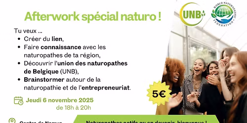 \ud83c\udf3f Afterwork sp\u00e9cial naturo \ud83c\udf3f