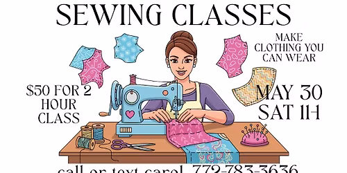 SEWING CLASS IN SEBASTIAN, FL