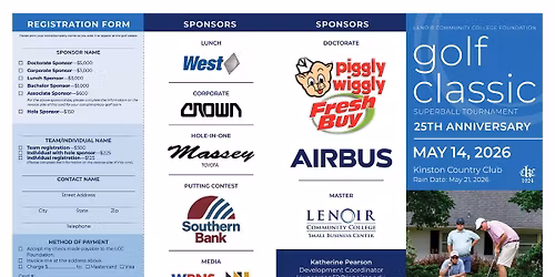 25th Annual Lenoir Community College Foundation Golf Classic