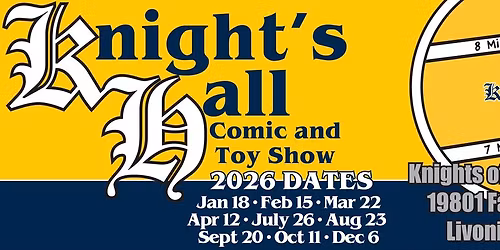 Knights Hall Comic and Toy Show