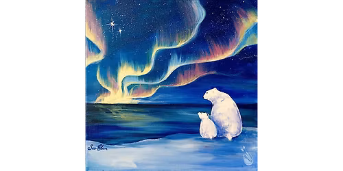 Gazing out at the Northern Lights - Paint and Sip in Denver | Classpop!\u2122