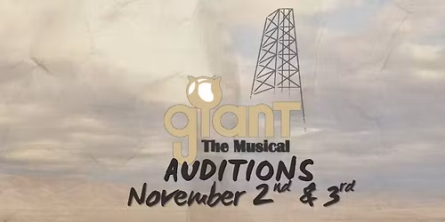 AUDITIONS: Giant: The Musical at Midland Community Theatre
