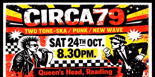 Two Tone Ska, Punk & New Wave: CIRCA79 Live @ The Queen's Head, Reading. Specials, Jam, Clash, Beat