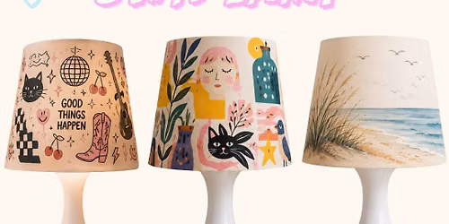 Paint your own lamp workshop