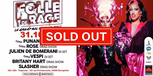 (COMPLET ) FOLLE DE RAGE x HALLE TROPISME : LE GRAND BAL D'HALLOWEEN