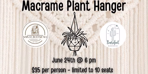 Macram\u00e9 Plant Hanger Workshop