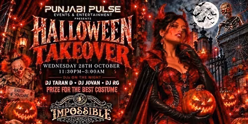 Punjabi Pulse Presents Halloween Takeover At Impossible Manchester\ud83d\udc7b