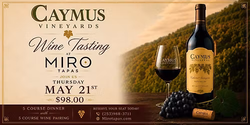 Caymus Vineyards Wine Tasting