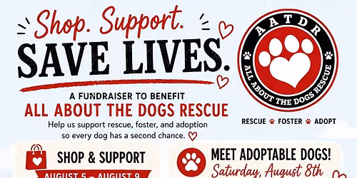 Shop to Support AATDR & Meet and Greet Event