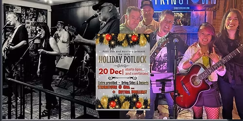 Holiday Potluck Party featuring Stringtown + The Bottom Dwellers