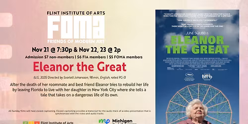 Eleanor the Great | FOMA FILM SERIES