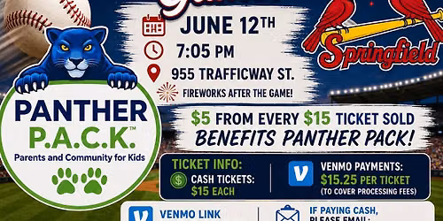 Panther Family Baseball Night! 