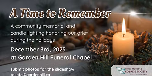 A Time to Remember-Honoring our Grief During the Holidays