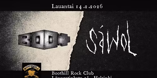 S\u00e1wol & Boot LIVE @Boothill