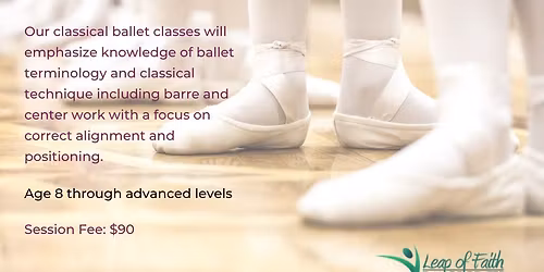 Beginning\/Intermediate Classical Ballet - 5 Week Session