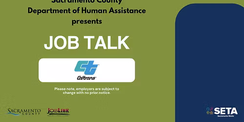 SACRAMENTO COUNTY DHA PRESENTS JOB TALK