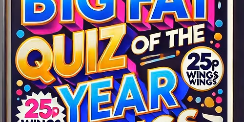 Quiz night & 25p wings 