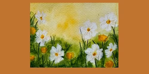 Watercolor Snacks: Spring Meadow Workshop