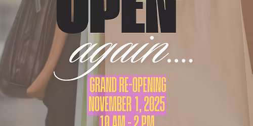 DESEO Boutique Re-Opening!!