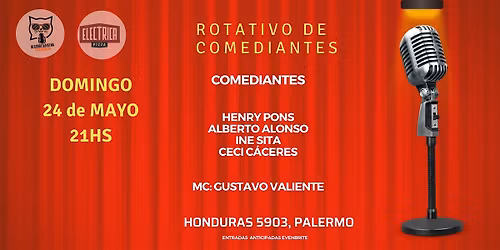 ROTATIVO DE COMEDIANTES