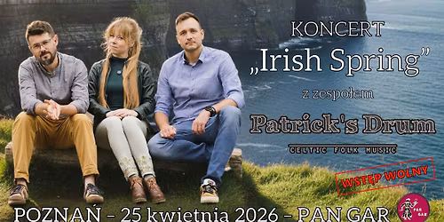 Koncert "Irish Spring" z Patrick's Drum u Pana Gara!