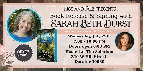 Sea of Charms Book Release & Signing with Sarah Beth Durst