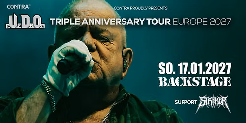 U.D.O. | TRIPLE ANNIVERSARY TOUR 2027 | BACKSTAGE M\u00dcNCHEN 2027