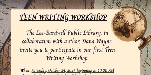 Teen Writing Workshop
