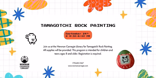 Tamagotchi Rock Painting (Ages 8+)