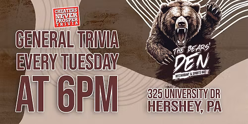 Weekly General Trivia at The Bears' Den at Hershey Lodge - Hershey