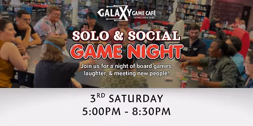 Solo & Social | Make New Friends!