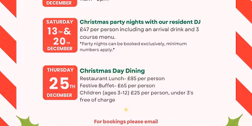 Christmas Day Dining \ud83c\udf84Huntingtower Hotel