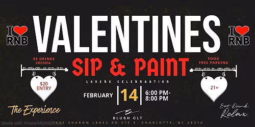 Valentines Day: R&B Sip & Paint