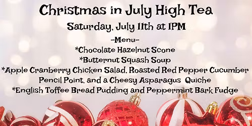 Christmas in July High Tea