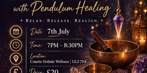 Live sound bath with Pendulum healing