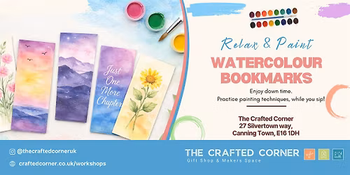 Relax & Paint: Watercolour Bookmarks